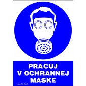 Pracuj v ochrannej maske