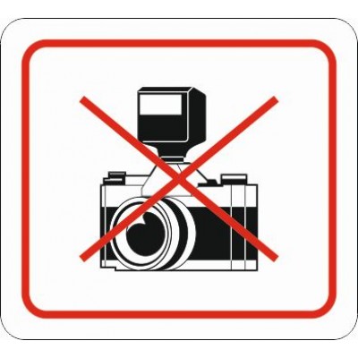 Piktogram - Zákaz fotografovania