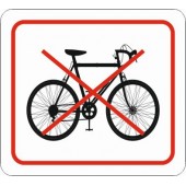 Piktogram - Zákaz vstupu s bicyklom